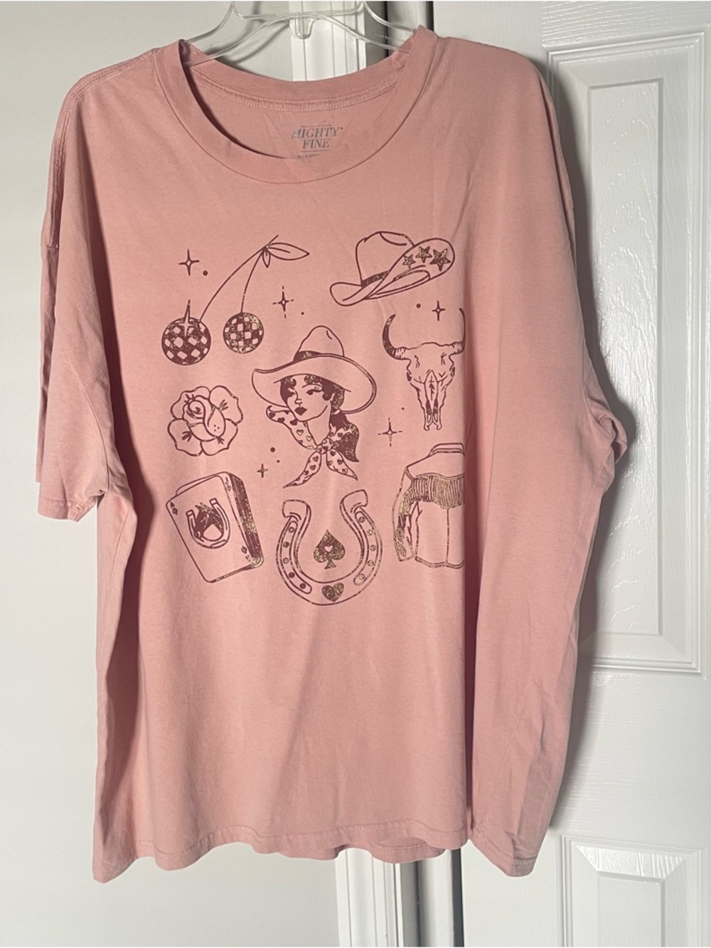 Mighty Fine cowgirl short sleeve t shirt size 2X